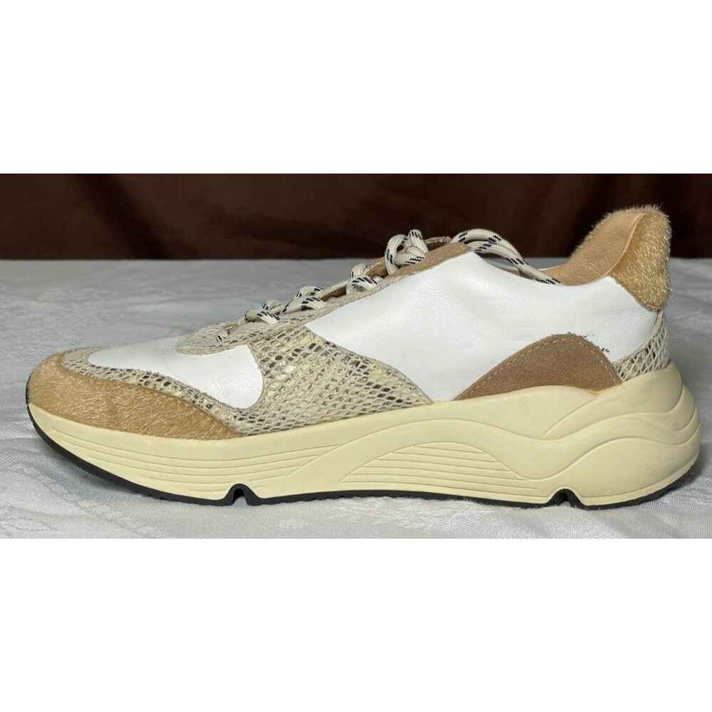 Oasis Society Size 6 Leopard Cheetah Beige Fur Women’s Sneaker w/ Original Laces - Picture 7 of 12